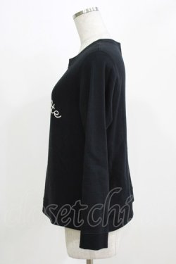 画像2: Jane Marple / Fairy Tale Cat Logo EMBトレーナー  クロ H-26-03-02-073-JM-TO-KB-ZH