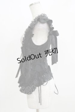 画像2: Qutie Frash / コルセットビスチェ  ブラック H-26-03-02-074-QU-TO-KB-ZH