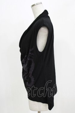 画像2: Qutie Frash / ノースリーブカットソー  黒 H-26-03-02-076-QU-TO-KB-ZH