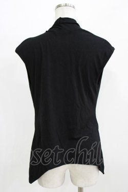 画像3: Qutie Frash / ノースリーブカットソー  黒 H-26-03-02-076-QU-TO-KB-ZH