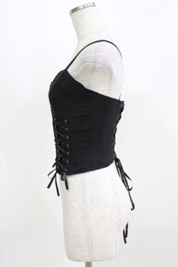 画像2: MIHO MATSUDA / ビスチェ・フィディウス  ブラック H-26-03-02-077-GO-TO-KB-ZH