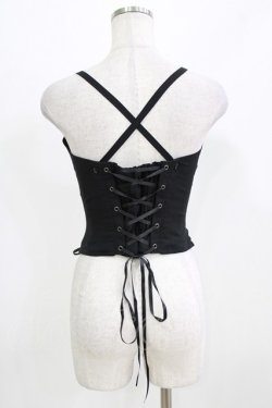 画像3: MIHO MATSUDA / ビスチェ・フィディウス  ブラック H-26-03-02-077-GO-TO-KB-ZH