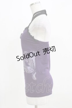 画像2: Qutie Frash / クロスキャミ  紫 H-26-03-02-078-QU-TO-KB-ZH