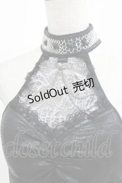 画像4: Qutie Frash / ホルターキャミ  ブラック H-26-03-02-079-QU-TO-KB-ZH