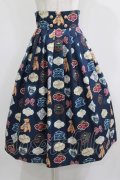 Melody BasKet / Bear labelスカート M ネイビー H-26-03-02-011-LO-SK-KB-ZH