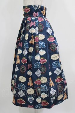 画像2: Melody BasKet / Bear labelスカート M ネイビー H-26-03-02-011-LO-SK-KB-ZH