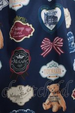 画像4: Melody BasKet / Bear labelスカート M ネイビー H-26-03-02-011-LO-SK-KB-ZH (4)