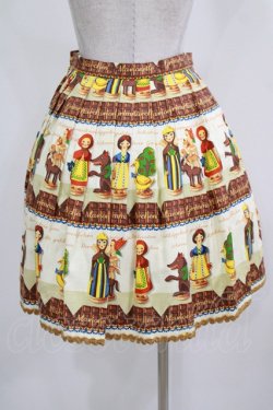 画像3: Jane Marple / Grimms Marionetteのタックスカート  アイボリー H-26-03-02-012-JM-SK-KB-ZH