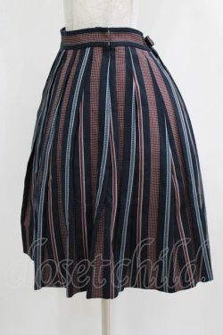 画像2: Jane Marple Dans Le Salon / レジメンタルタックスカート  ネイビー H-26-03-02-013-JM-SK-KB-ZH