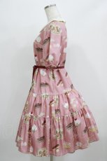 画像2: Leur Getter / Rabbit Tea cup袖付ワンピース M ピンク H-26-03-02-002-LU-OP-KB-ZH (2)