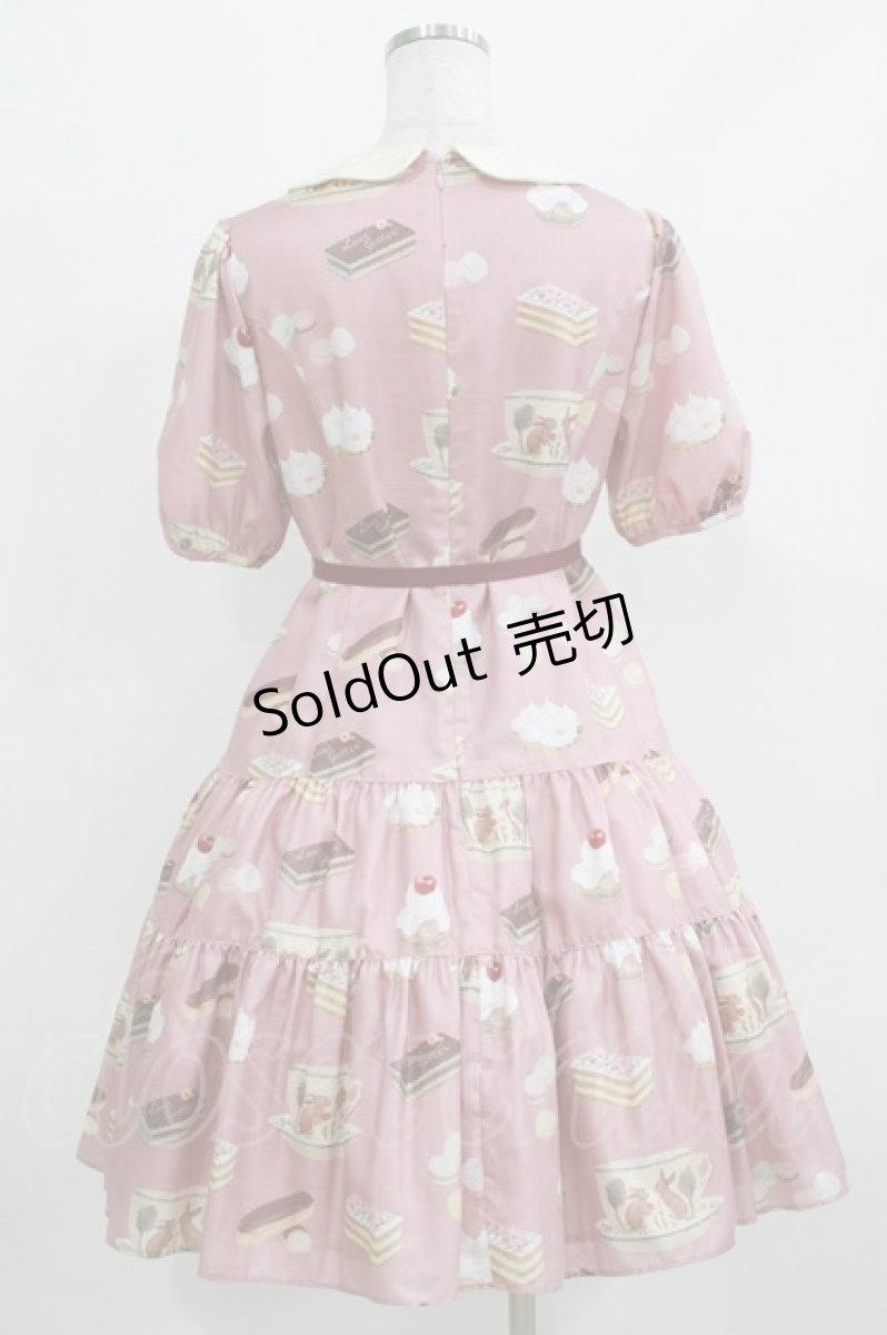 画像3: Leur Getter / Rabbit Tea cup袖付ワンピース M ピンク H-26-03-02-002-LU-OP-KB-ZH (3)