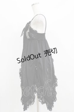 画像2: Qutie Frash / ジャガードベビードール  黒 H-26-03-02-017-QU-OP-KB-ZH