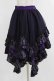 画像2: Qutie Frash / ドラゴンサテンスカート  パープル H-26-03-02-019-QU-SK-KB-ZH (2)