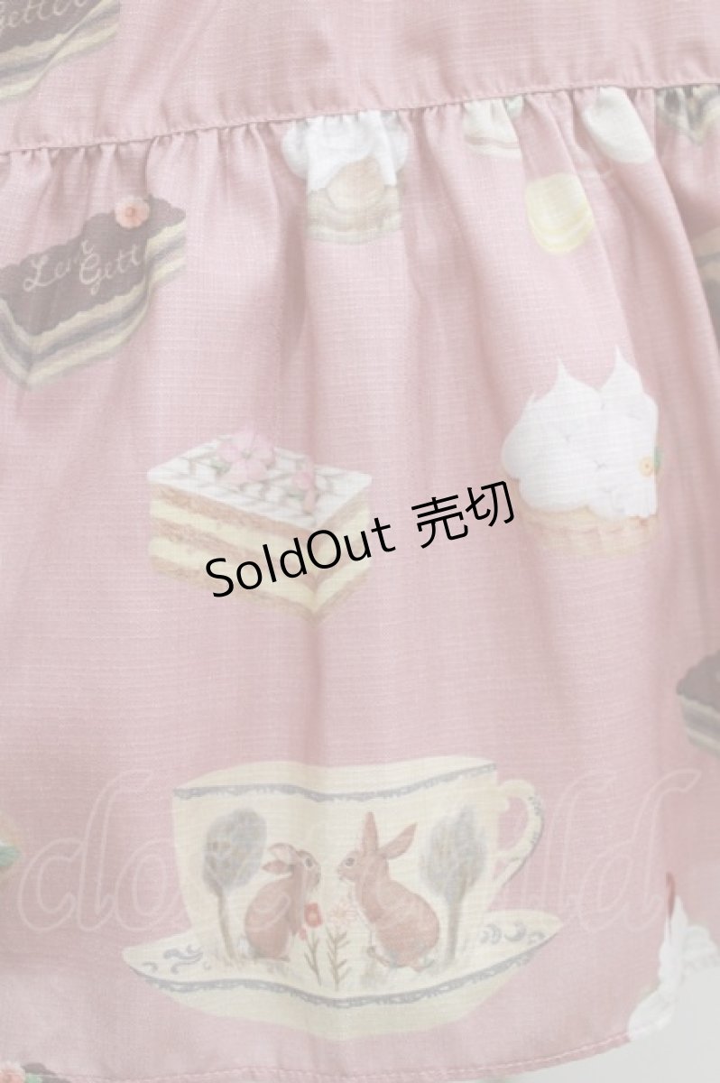 画像4: Leur Getter / Rabbit Tea cup袖付ワンピース M ピンク H-26-03-02-002-LU-OP-KB-ZH (4)