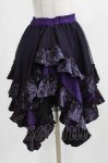 画像3: Qutie Frash / ドラゴンサテンスカート  パープル H-26-03-02-019-QU-SK-KB-ZH (3)
