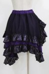 画像4: Qutie Frash / ドラゴンサテンスカート  パープル H-26-03-02-019-QU-SK-KB-ZH (4)