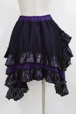画像4: Qutie Frash / ドラゴンサテンスカート  パープル H-26-03-02-019-QU-SK-KB-ZH