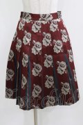 Jane Marple Dans Le Salon / ローズジャガードタックスカート  ボルドー H-26-03-02-021-JM-SK-KB-ZH
