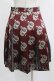 画像3: Jane Marple Dans Le Salon / ローズジャガードタックスカート  ボルドー H-26-03-02-021-JM-SK-KB-ZH (3)