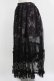 画像2: Qutie Frash / メッシュロングスカート  黒×紫系 H-26-03-02-023-QU-SK-KB-ZH (2)