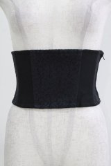 Moi-meme-Moitie / JQショートコルセット 2 ブラック H-26-03-03-028-MO-ZA-KB-ZH