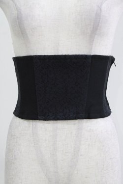 画像1: Moi-meme-Moitie / JQショートコルセット 2 ブラック H-26-03-03-028-MO-ZA-KB-ZH