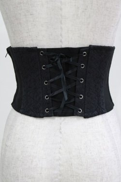 画像3: Moi-meme-Moitie / JQショートコルセット 2 ブラック H-26-03-03-028-MO-ZA-KB-ZH