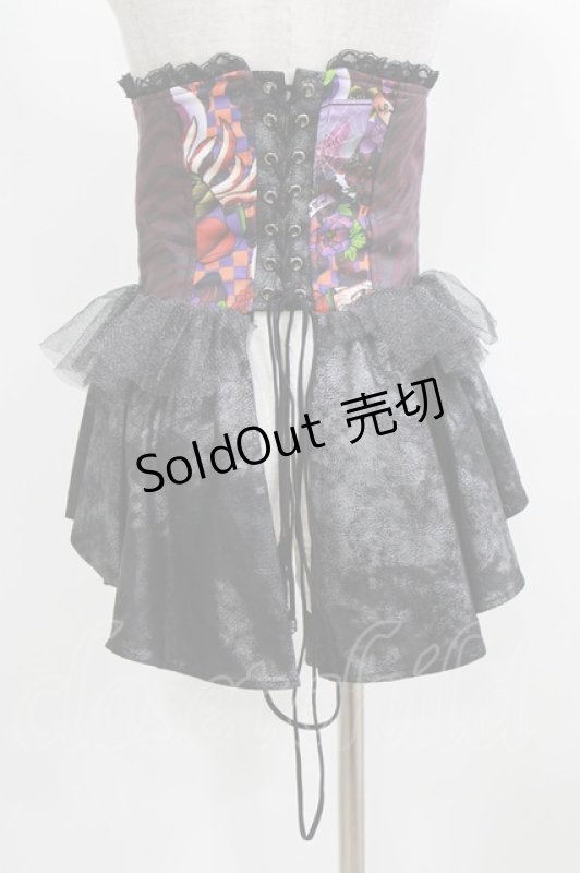 画像3: Qutie Frash / オーバーコルセット  黒 H-26-03-03-029-QU-ZA-KB-ZH (3)