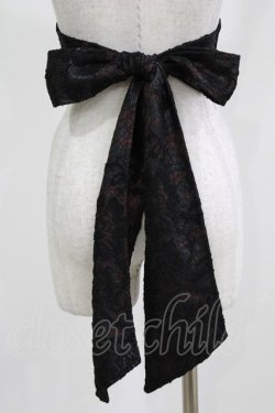 画像3: Qutie Frash / リボン帯ベルト  黒 H-26-03-03-030-QU-ZA-KB-ZH