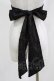 画像3: Qutie Frash / リボン帯ベルト  黒 H-26-03-03-030-QU-ZA-KB-ZH (3)