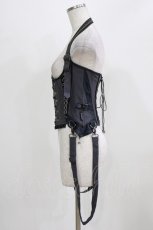 画像2: OZZ ANGELO / 薔薇刺繍コルセットビスチェ  グレー H-26-03-03-031-OO-TO-KB-ZH (2)