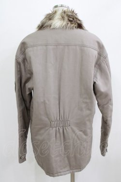 画像3: MILKBOY / ファーカラー付きジャケットコート  チャコール H-26-03-03-033-MB-CO-AK-ZH