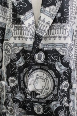 画像4: MILKBOY / プリントロングジャケット  白×黒 H-26-03-03-034-MB-JA-AK-ZH