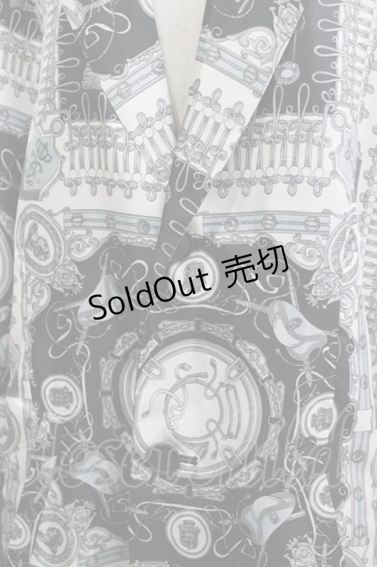 画像4: MILKBOY / プリントロングジャケット  白×黒 H-26-03-03-034-MB-JA-AK-ZH (4)