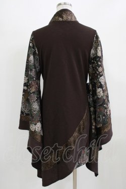 画像3: Qutie Frash / 着物カーデ  茶 H-26-03-03-035-QU-TO-KB-ZH