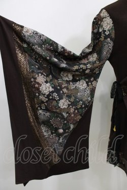 画像4: Qutie Frash / 着物カーデ  茶 H-26-03-03-035-QU-TO-KB-ZH