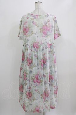 画像3: Jane Marple Dans Le Salon / Strawberry seasonタブリエドレス  オフホワイト×ピンク H-26-03-03-003-JM-OP-KB-ZH