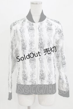 画像1: ALGONQUINS / リバーシブルブルゾン  ホワイト H-26-03-03-039-AL-JA-KB-ZH