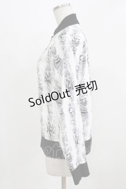 画像2: ALGONQUINS / リバーシブルブルゾン  ホワイト H-26-03-03-039-AL-JA-KB-ZH