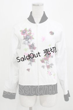 画像5: ALGONQUINS / リバーシブルブルゾン  ホワイト H-26-03-03-039-AL-JA-KB-ZH