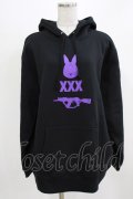 MILKBOY / BUNNY CAR HOODIE L ブラック H-26-03-03-041-MB-TO-AK-ZH