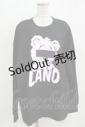 LAND by MILK BOY / LAND BEARスウェット  ブラック H-26-03-03-043-0-TO-AK-ZH