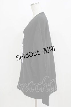 画像2: LAND by MILK BOY / LAND BEARスウェット  ブラック H-26-03-03-043-0-TO-AK-ZH