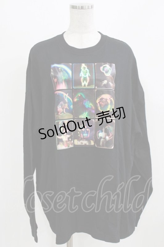 画像1: MILKBOY / PARANORMAL L.S. TEE  ブラック H-26-03-03-044-MB-TO-AK-ZH (1)