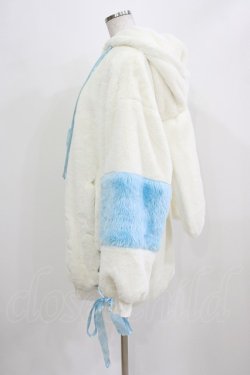 画像2: TRAVAS TOKYO / シナモロールファーパーカー  ホワイト×サックス H-26-03-03-045-PU-JA-KB-ZH