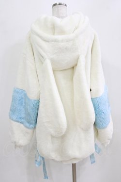 画像3: TRAVAS TOKYO / シナモロールファーパーカー  ホワイト×サックス H-26-03-03-045-PU-JA-KB-ZH