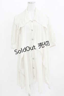 画像1: ALGONQUINS / レイヤード風ロングシャツ  ベージュ H-26-03-03-047-AL-BL-KB-ZH