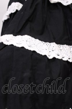 画像5: BABY,THE STARS SHINE BRIGHT / ミルフィーユジャンパースカート Free ブラック/オフ白 H-26-03-03-1002-BA-OP-NS-ZH