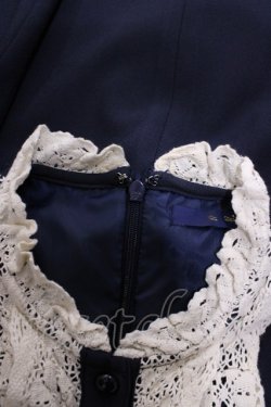 画像3: an another angelus / リボンレースワンピース Free ネイビー H-26-03-03-1024-CA-OP-NS-ZH