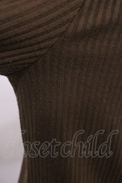 画像3: axes femme / ラインストーン使いプルオーバー M ブラウン H-26-03-03-1029-AX-TO-NS-ZH